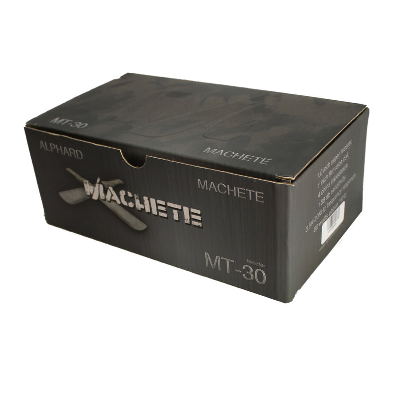 Deaf Bonce Machete 80 Watt 4 Ohm Super Bullet Tweeter Pair Black MT-30