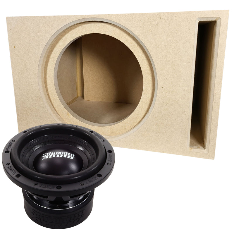Sundown Audio 10" 2000W Peak Subwoofer and Tru Spec Vented Single Enclosure Lot