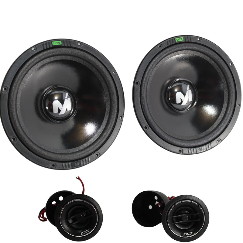 Deaf Bonce Machete 6.5" Component Speakers 130 Watt 4 Ohm 65 Watt RMS pair