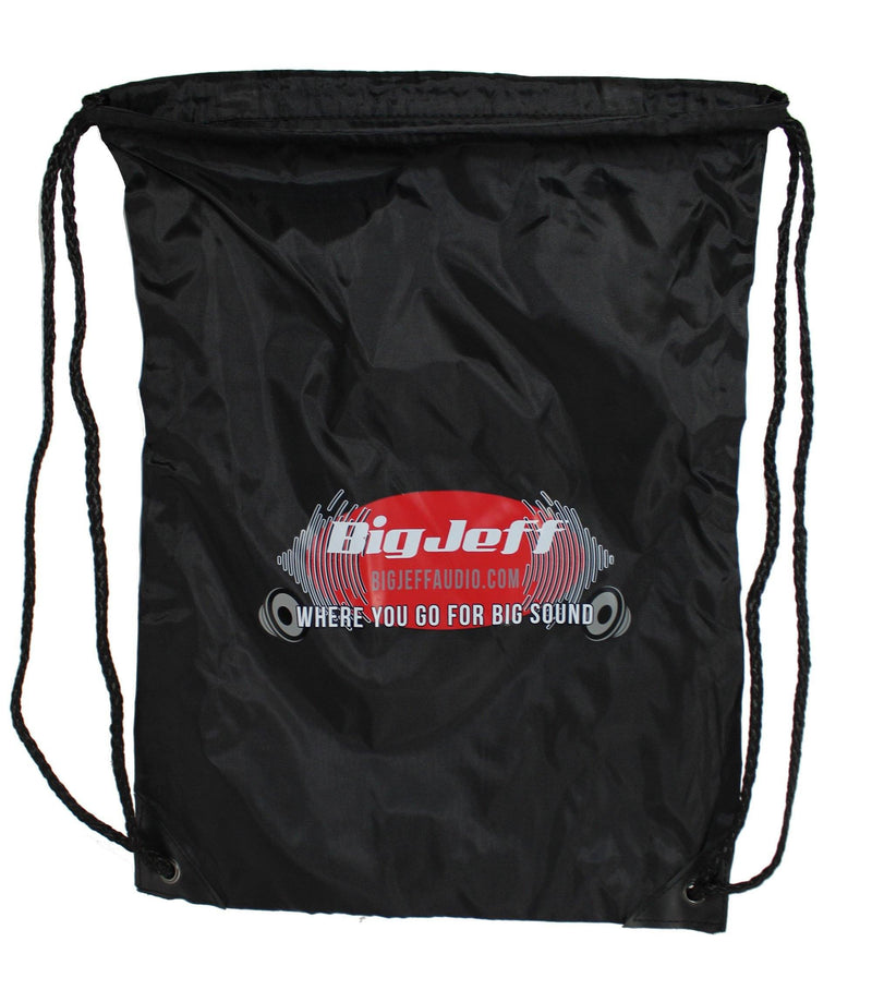 Official Big Jeff Audio Single Color Drawstring Logo Backpack Big Jeff Online