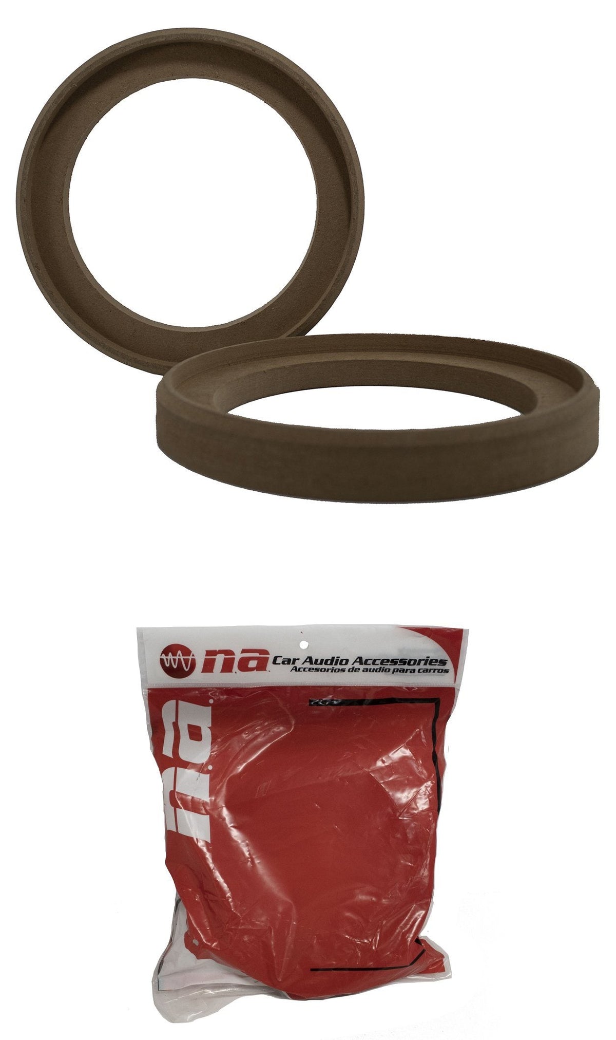 Speaker Adapter 6.5 Inch Pair Of 6.5" Flush Mount Speaker Rings - MDF Spacers For Car Audio Installations MDF Flush Mount Speaker Spacers - Foto 6