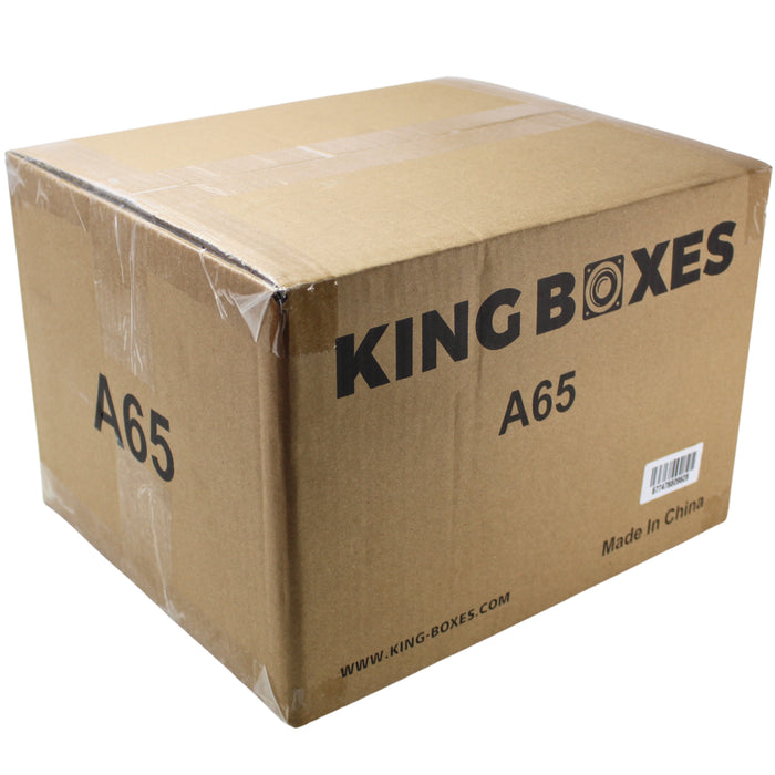 King Boxes 6.5" Universal Pair Carpet Car Speaker Enclosures KG-A65