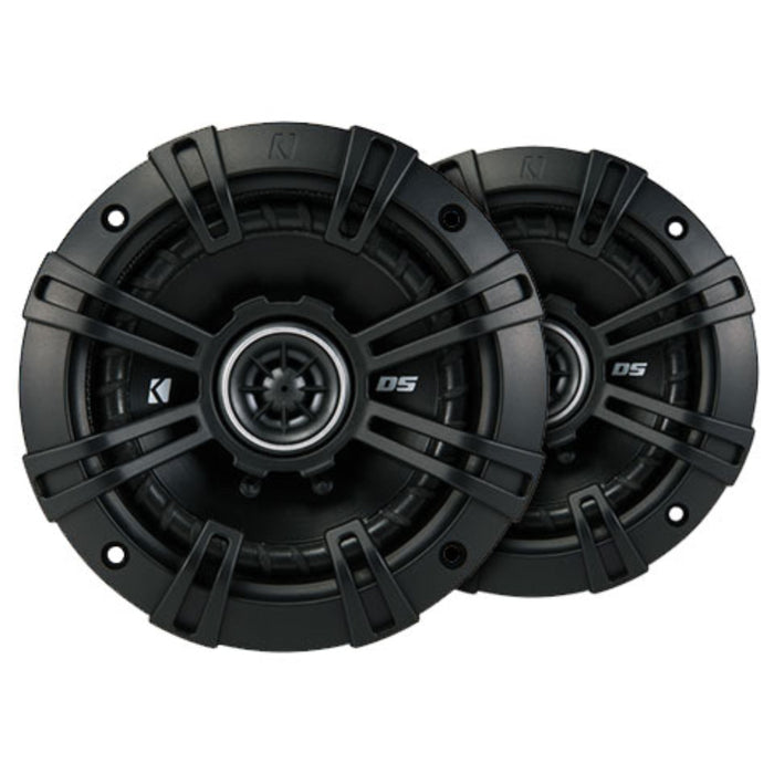 Kicker 5.25" 4 Ohm 200W Peak 2 Way Coax Full Range Car Audio Speakers 43DSC504