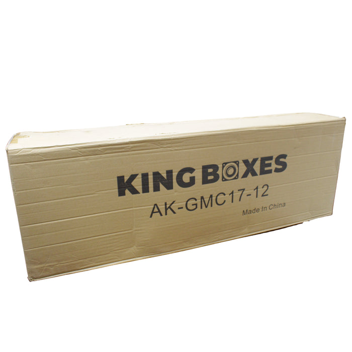 King Boxes 12" Dual Ported Box for 07-13 Silverado/Sierra Crew Cab AK-GMC17-12