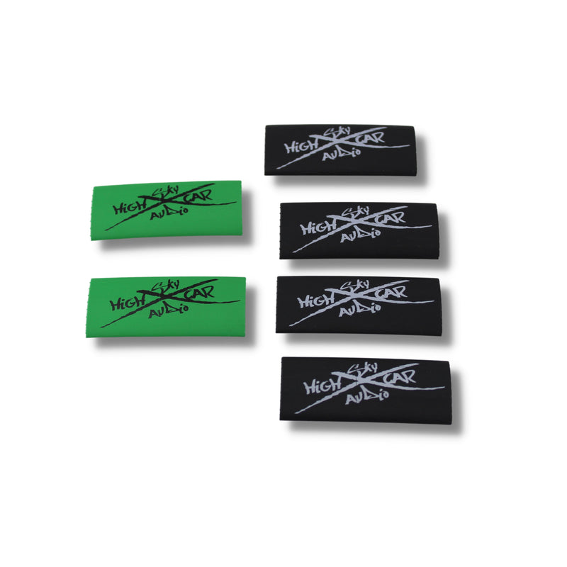 Sky High Car Audio BIG 3 Battery Upgrade Kit CCA 4 Ga Green Power Black Ground
