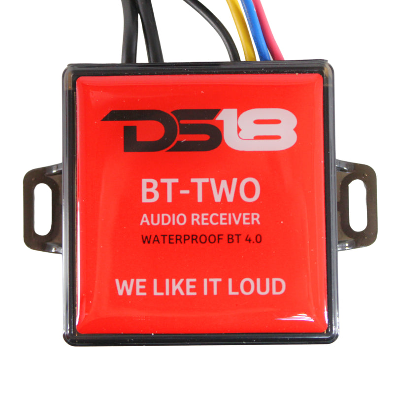 DS18 Bluetooth A2DP Audio Receiver Converter Marine Car Boat Bike BT-TWO - Big Jeff Online Inc