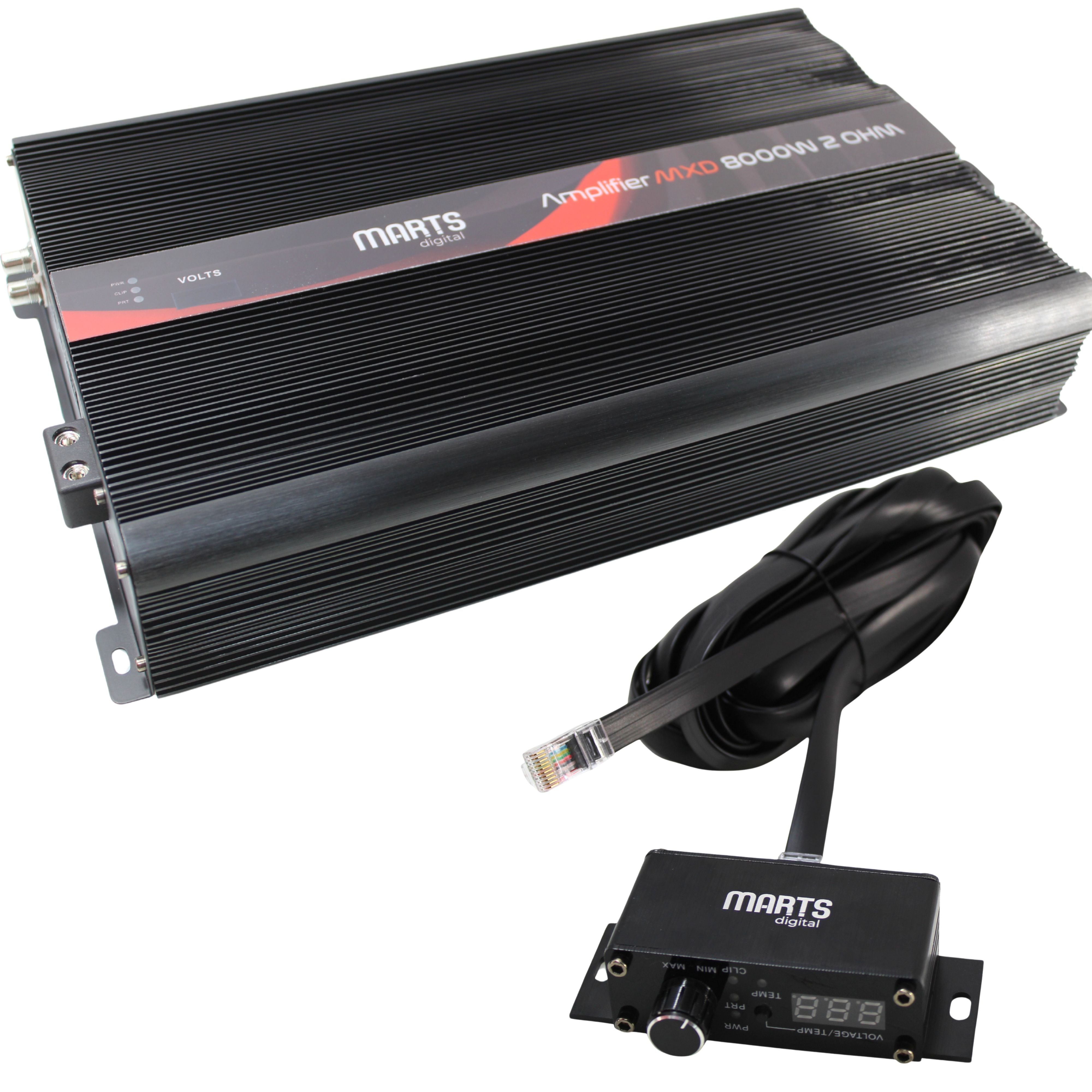 Marts Digital MXD Series Monoblock 8K Class D 2 Ohm Amplifier MXD