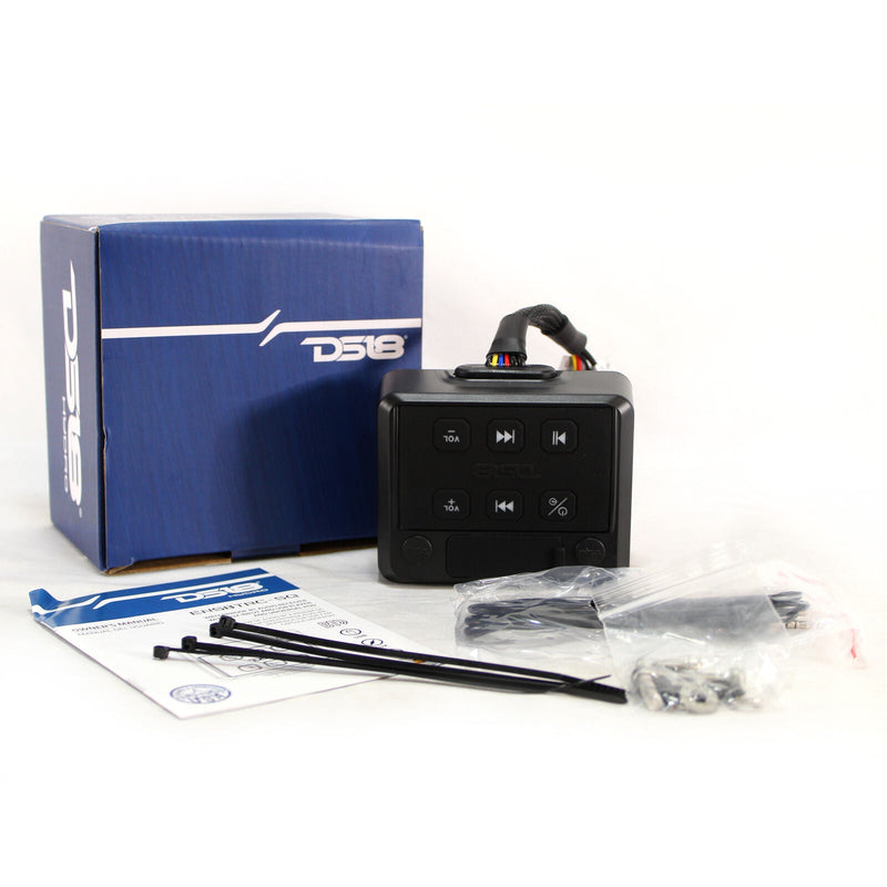 DS18 ENSBTRC-SQ Universal Marine Bluetooth Audio Receiver with Controller