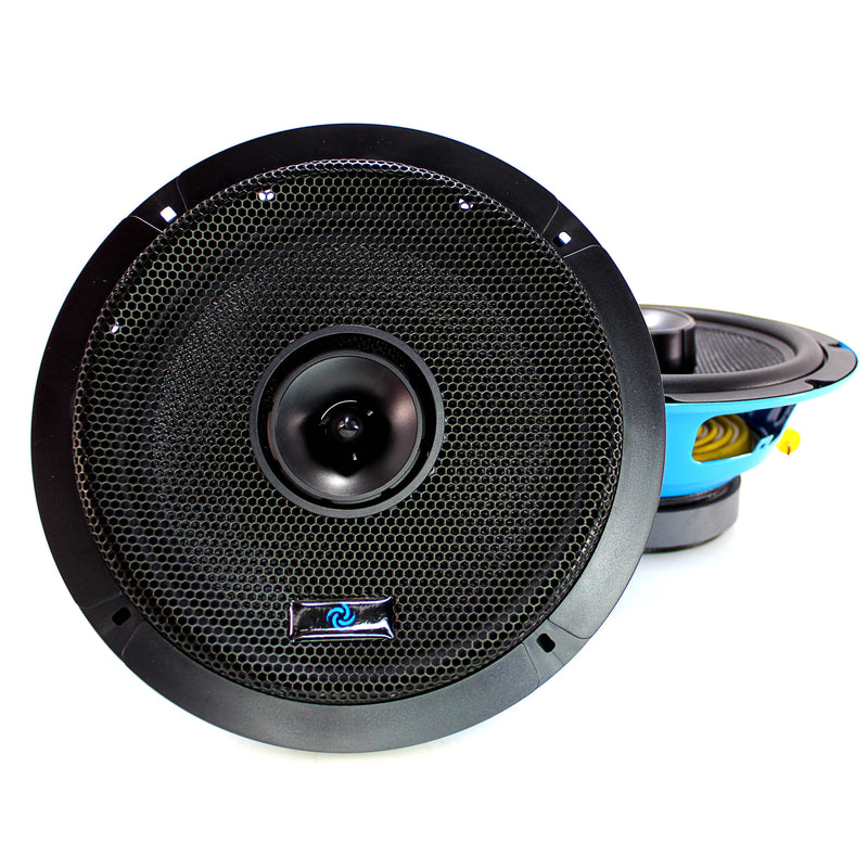 Motorcycle/Marine 8" Hybrid 4-Ohm 110W RMS Midrange Galeforce F1 Speakers Pair
