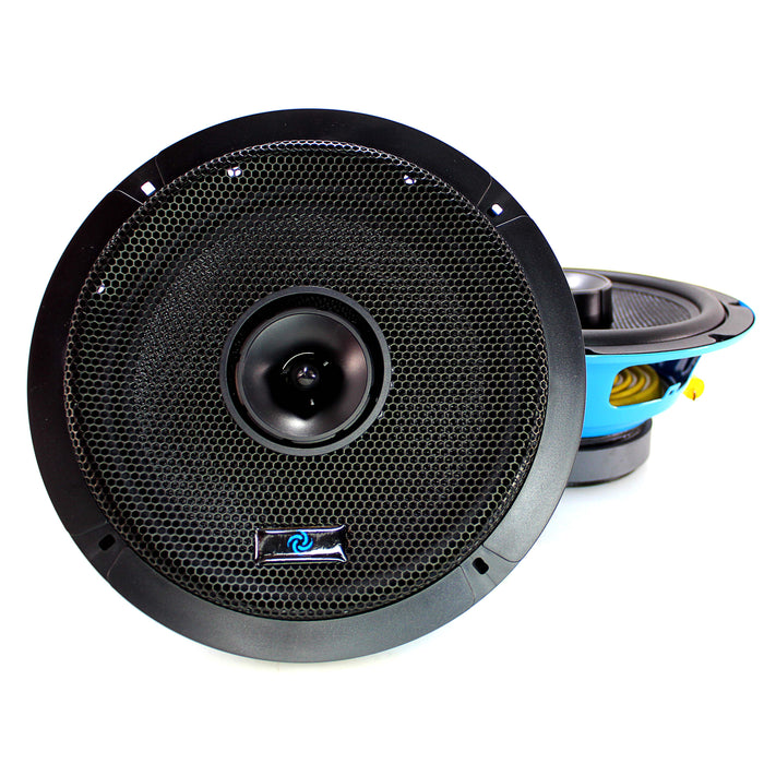 Galeforce Audio Pair of 8" Coaxial 200W Max Midrange Marine Speakers