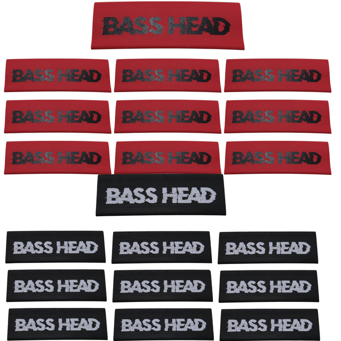 Official Big Jeff Audio BASSHEAD Heat Shrink 4 Gauge 20 Pack Red and Black