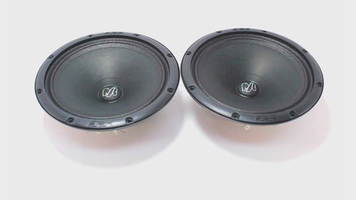 Pair of Deaf Bonce Machete 6.5" Mid-Range Speakers 200 Watt 4 Ohm Black MM-60NEO