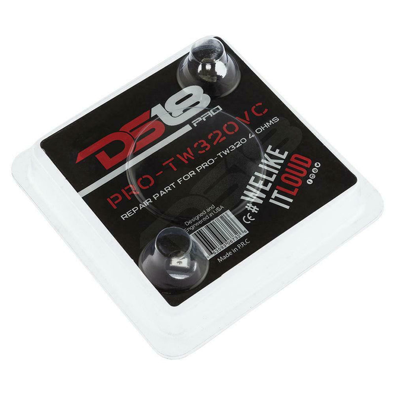 DS18 PRO-TW320VC Replacement 1.5" VC Diaphragm 4 Ohm for TW320 Tweeter