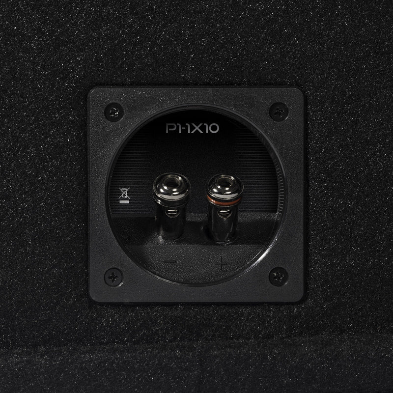 Rockford Fosgate Punch Single P1 10" 500W 4 Ohm Loaded Woofer Enclosure P1-1X10