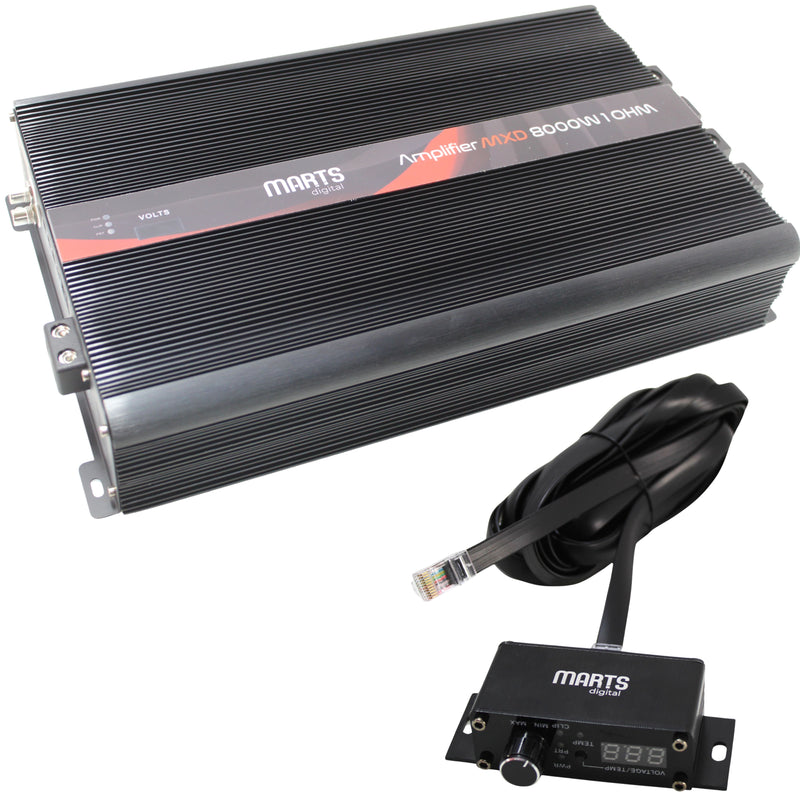 Marts Digital MXD Series Monoblock 8K Class D 1 Ohm Amplifier MXD-8000-1-V2