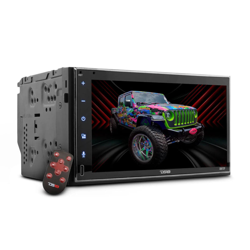 DS18 Car Stereo Head Unit 7" Touchscreen Mech-less Double-Din Bluetooth DDX7CP