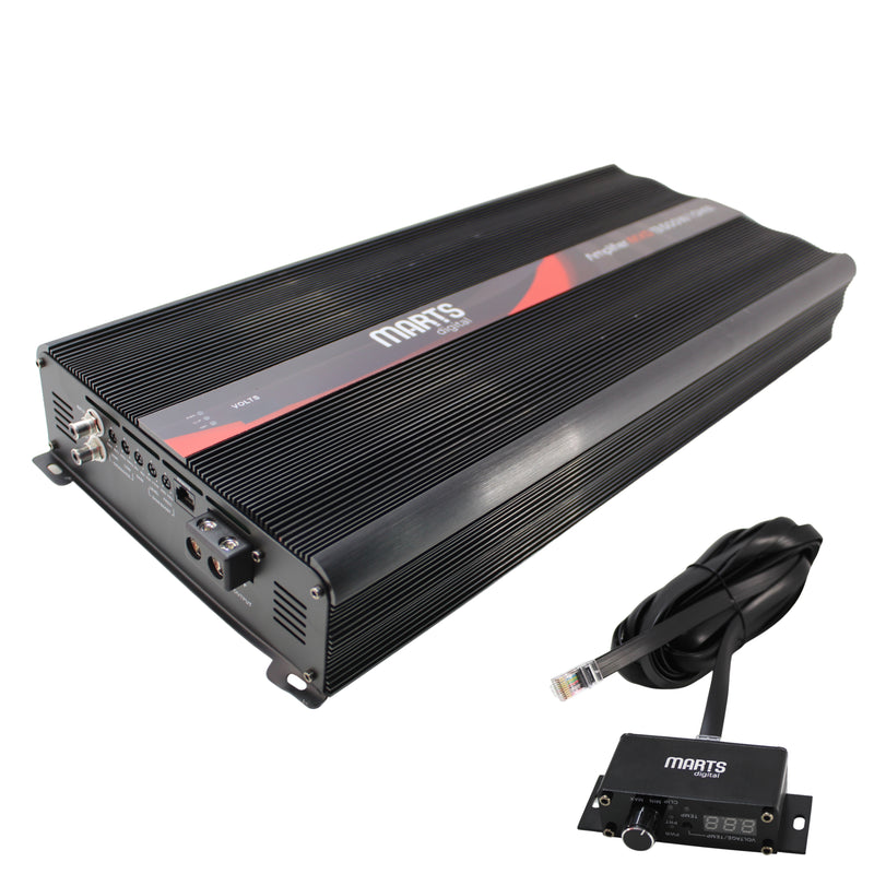 Marts Digital MXD Series Monoblock 13.5K Full Range Class D 1 Ohm Amplifier MXD-13500-V2