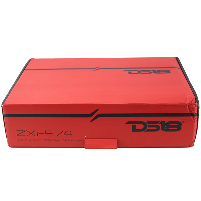DS18 ELITE 5x7 2-Way Coaxial Speakers 210 Watt 4 Ohm with Kevlar Cone OPEN BOX