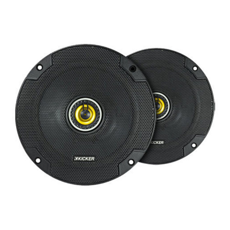 Kicker 5.25" Coaxial 2 Way Speakers 225W Peak 4 Ohm Car Audio Black 46CSC54