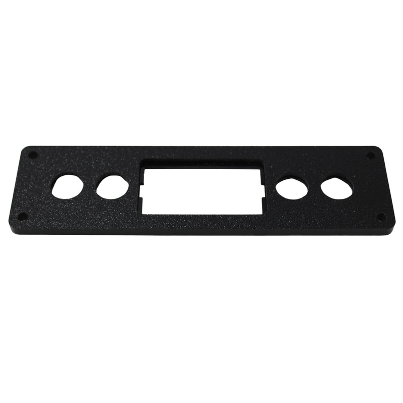 Single DIN Switch Panel With Cut Out For XS Power Battery Monitor Voltmeter