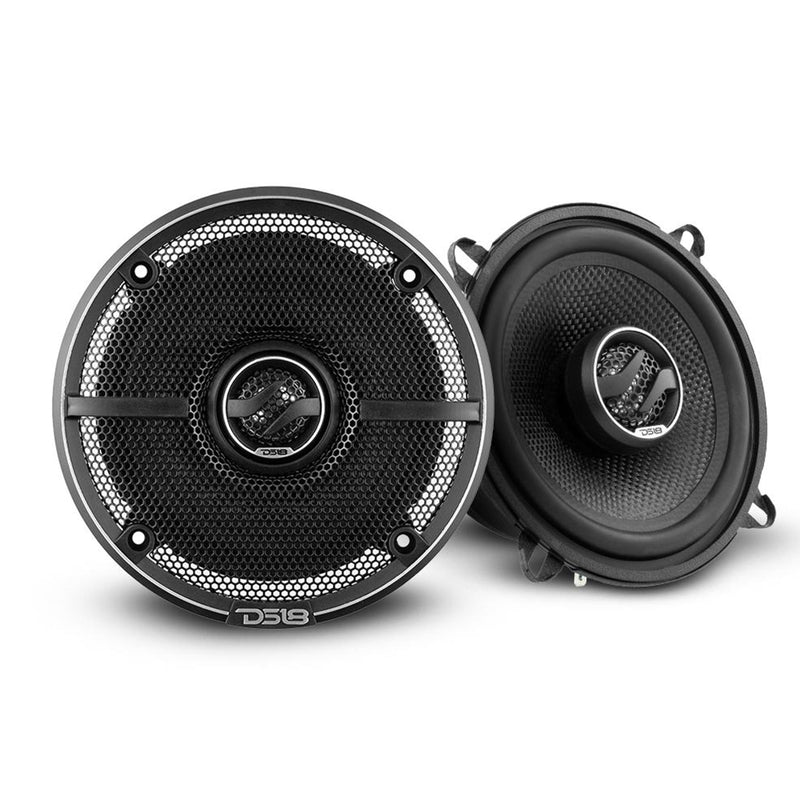DS18 ELITE 5.25" Coaxial Speakers 180W 4 Ohm 2-Way Pair /w Kevlar Cone ZXI-5254