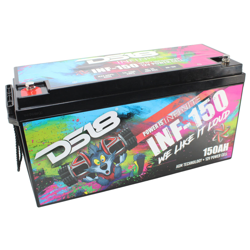 DS18 12 Volt Battery INFINITE 150AH 4000 Watt AGM Power Cell INF-150