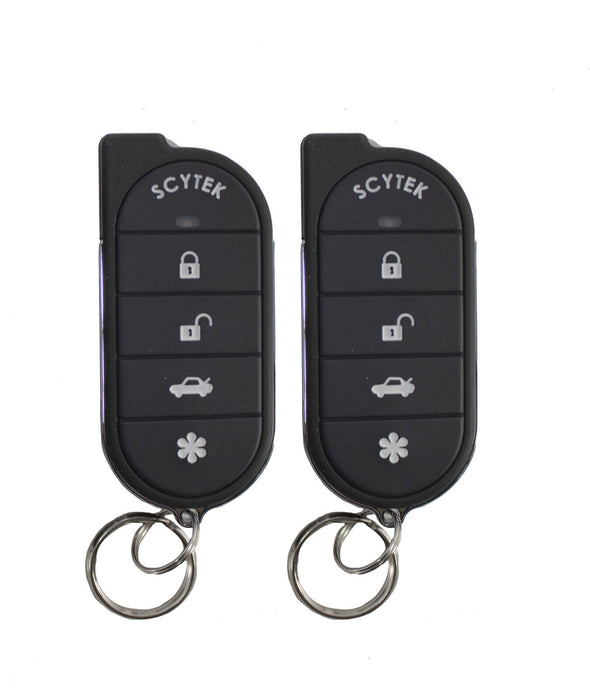 Car Alarm Anti Theft Keyless Entry + 4 Door Lock Remote Control Scytek G5