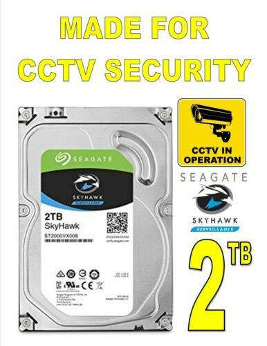 CCTV DVR NVR Seagate SkyHawk ST2000VX008 2 TB Internal Hard Drive - SATA