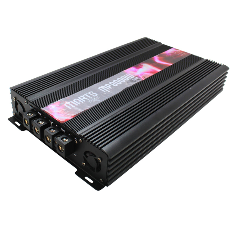 Marts Digital Premium Monoblock 8K 1 Ohm Class D Amplifier MP-8000-1-V2