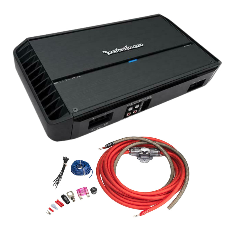 Rockford Fosgate Punch 1000 Watt 2-Channel Amplifier Class A/B + Install Kit