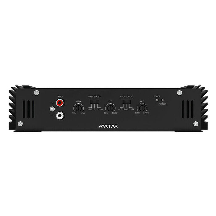 Avatar 2 Channel Class AB 200 Watt Black Amplifier Buran Series ABR-200.2