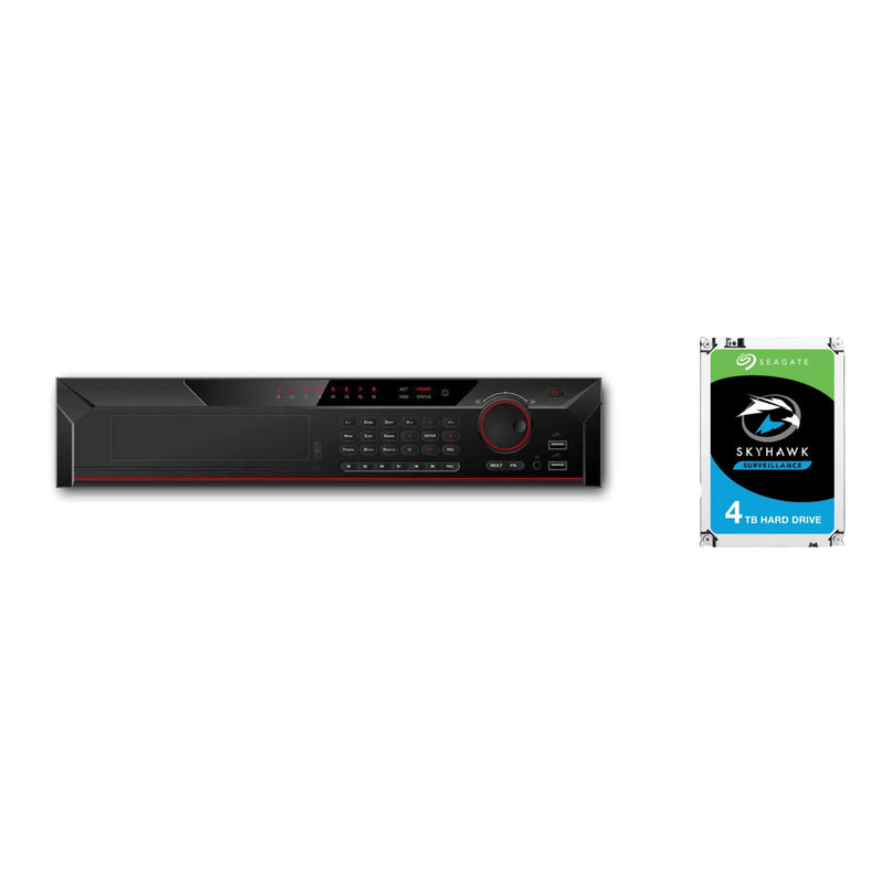ENS Security 32 CH Penta-brid 4K - N/5MP 2U Digital Video Recorder + 4TB HDD