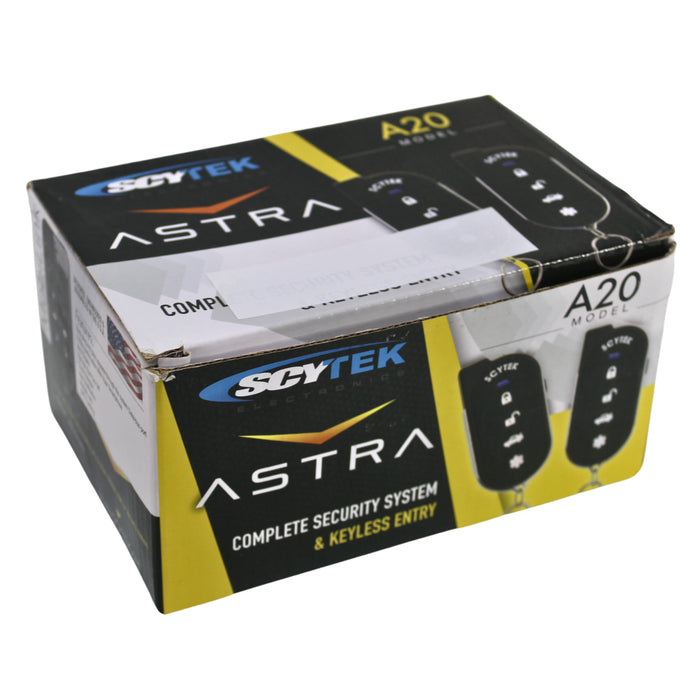 Scytek Car Alarm Security System W/ Keyless Entry 2 Remote Controls OPEN BOX