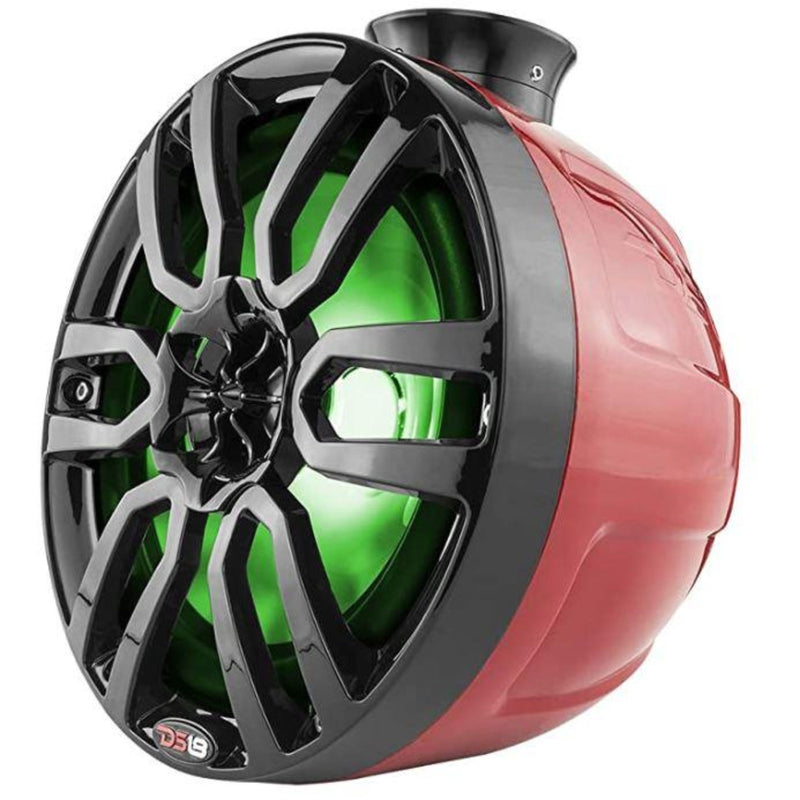 DS18 8" 300W Marine Pod Pair of 6.5" Speakers with Integrated LED NXL-PS6RD