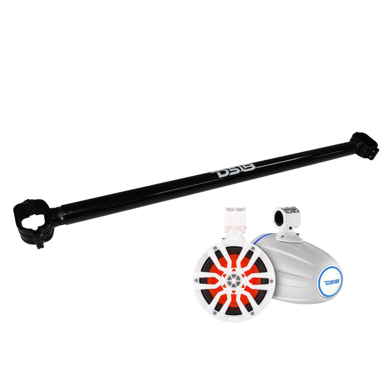 8" Marine RBG Tower Speaker Pair w/Mounting tube for Bronco 6th Gen White DS18