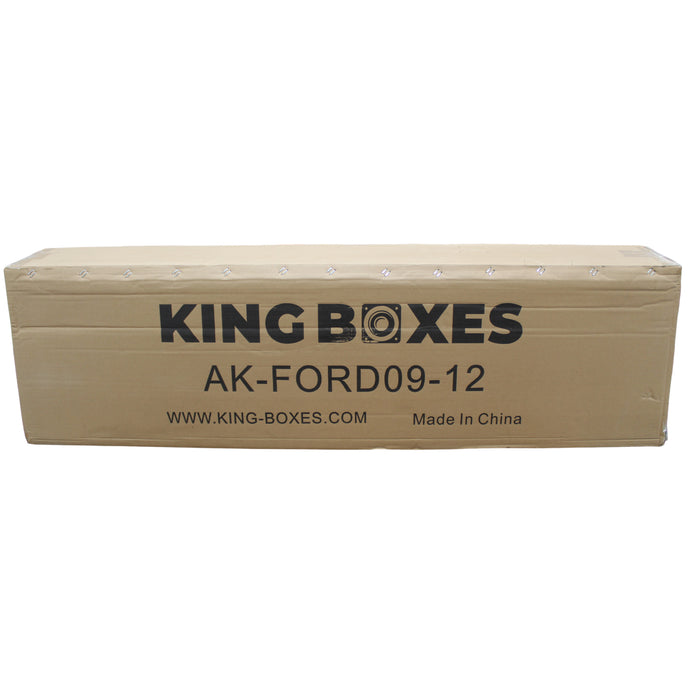 King Boxes 12" Dual DF Sealed Box 09-Up F150, 17-Up F250/350 CrewCab AK-FORD0912