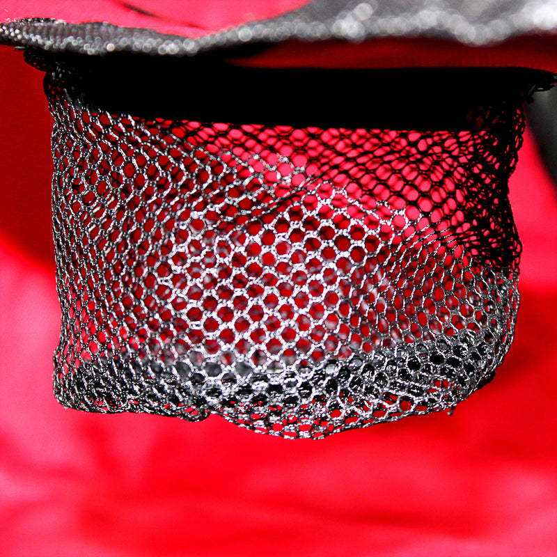 Official Big Jeff Audio Quick Foldable Chair with Cupholder Carrying Bag Red