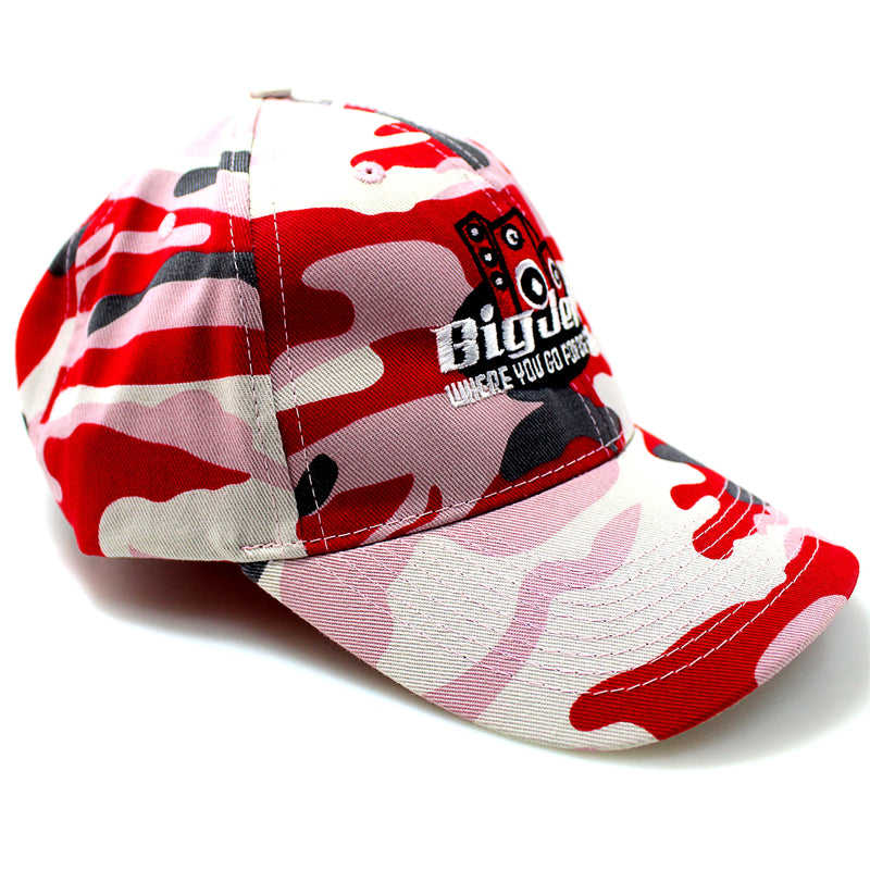 Official Big Jeff Audio Camo Pink Trucker Hat with Big Jeff Audio Logo