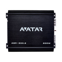 Avatar 2 Channel Class AB 200 Watt Black Amplifier Buran Series ABR-200.2