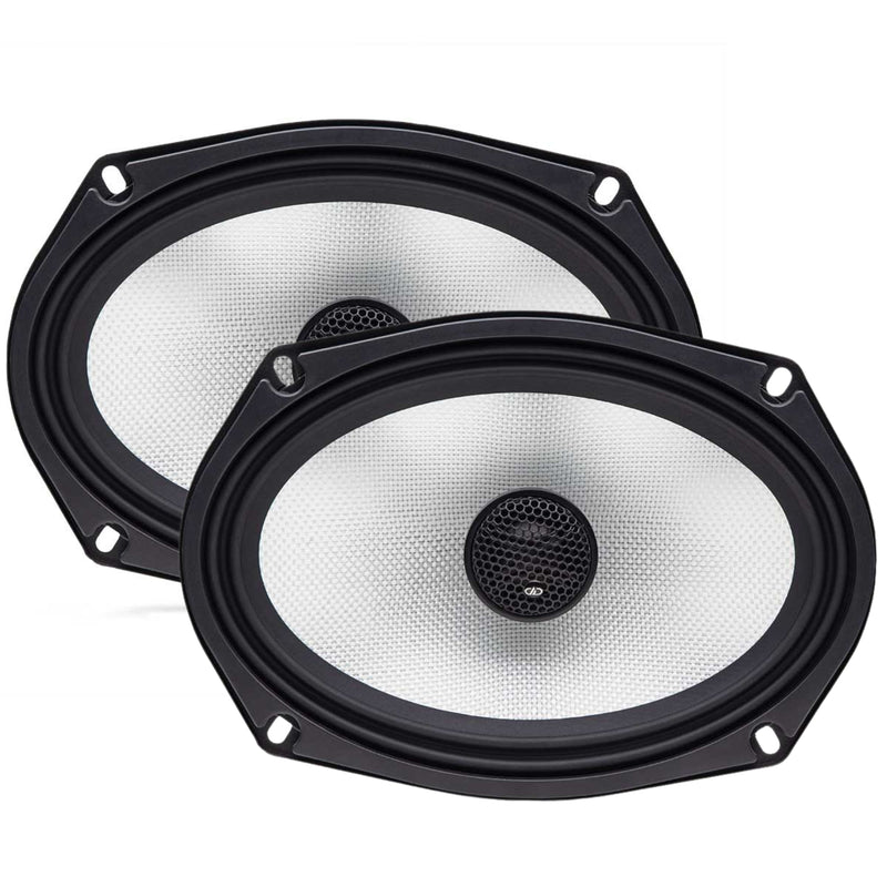 DD Audio 6x9" 3 Ohm 280W Peak/80W RMS Coaxial Speaker +Silk Dome Tweeter D-X6x9b