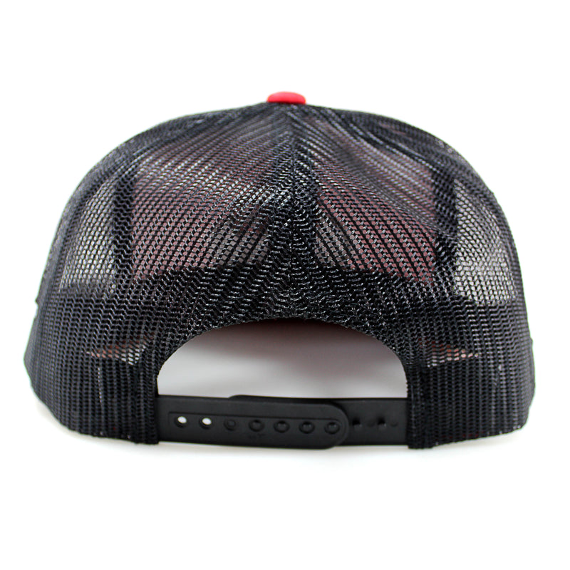 Official Big Jeff Audio Black/Red Trucker Hat with Big Jeff Audio Logo