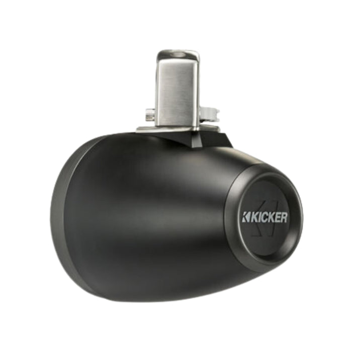 Kicker Pair of Black 6.5" 195 Watt Marine Coaxial Tower System Speakers 45KMTC65