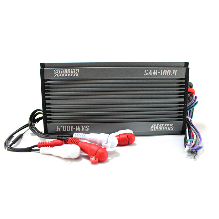 Sundown Audio 4Ch Micro Marine & Powersports Amplifier Class D 400w SAM-100.4