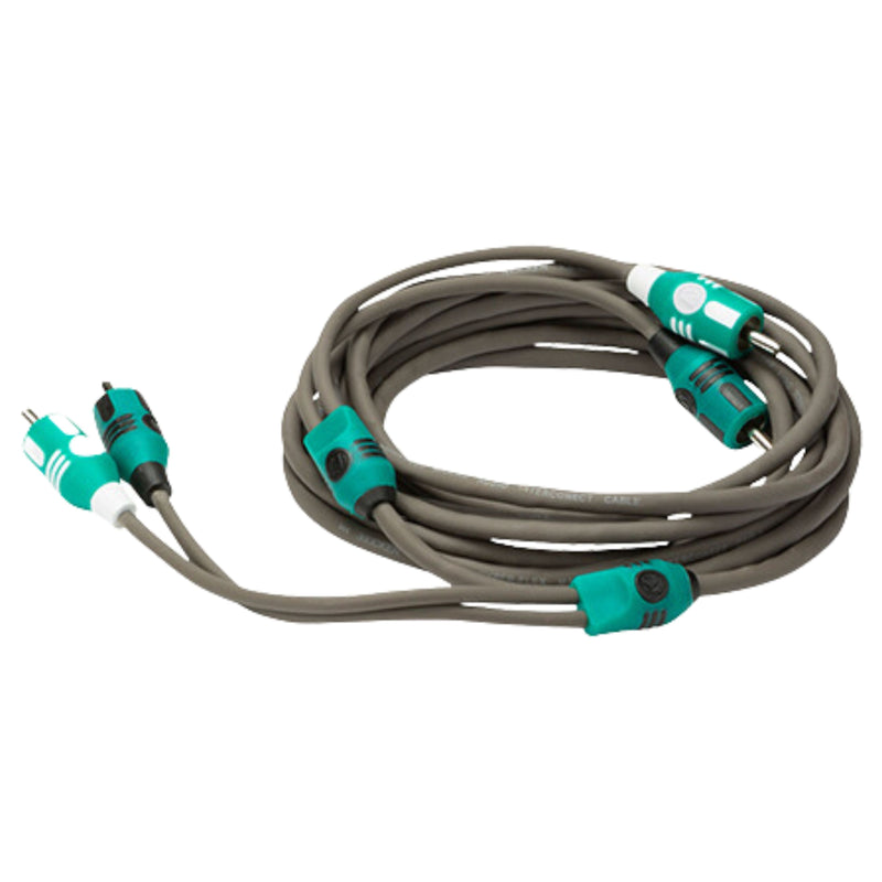 Kicker 2 Channel Marine-Grade Audio Interconnect RCA Cable 23ft / 7m