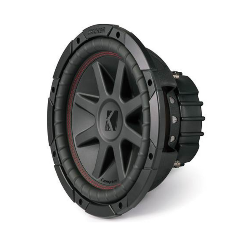 Kicker CompR Series 10" Dual 4 Ohm Voice Coil Car Subwoofer 700W Peak 43CVR104