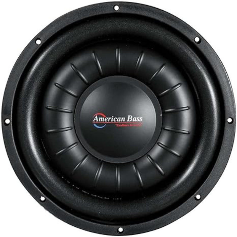American Bass 10" Dual 4 Ohm 1500 Watts Max Hawk Slim Subwoofer AB-HAWK-10S-D4