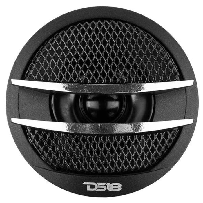 DS18 pair of 2" PEI Dome Ferrite 200 Watts Max 4 Ohm tweeters Silver TX1S