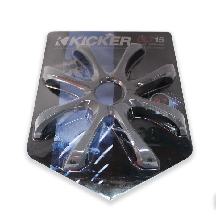 Kicker 15" Square Subwoofer Grille for Solo-Baric L7 Series Subwoofers 08GL715