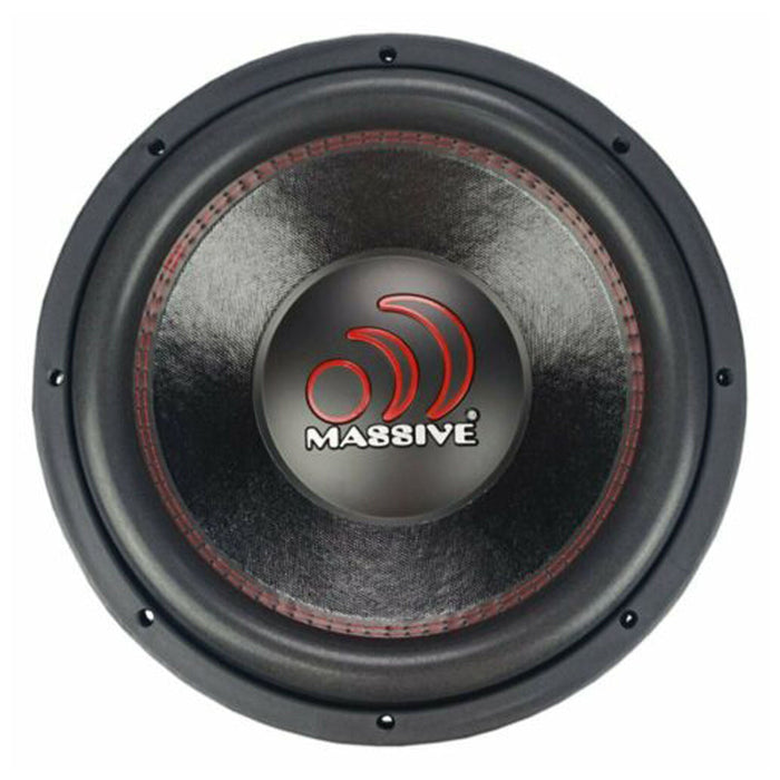 Massive Audio 12" 1400W MAX Subwoofer Dual Voice Coil 4 Ohm Car Audio GTX124