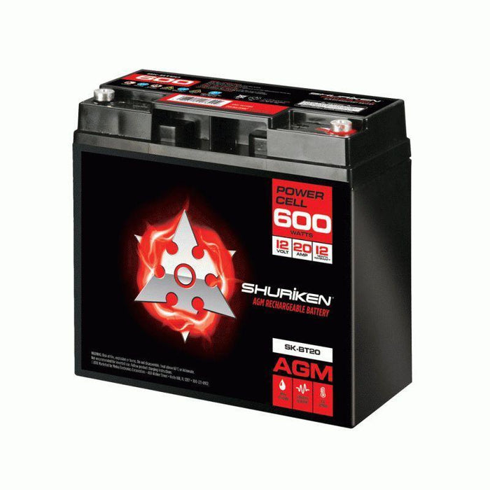 Shuriken BT20 600W 20A Battery Power Cell + Steel Boltdown Battery Box